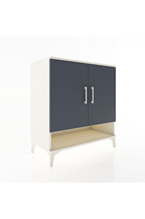 Hyperion Şifonyer 4 Raflı 2 Kapaklı 88x44x96 Aytaşı-Antrasit