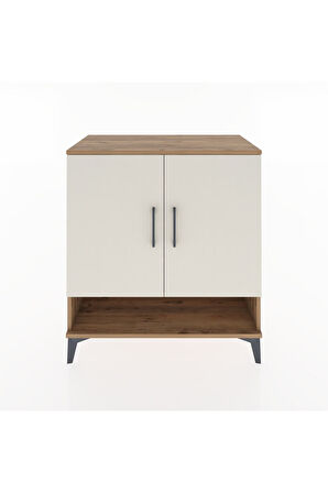 Hyperion Şifonyer 4 Raflı 2 Kapaklı 88x44x96 Çam-Aytaşı