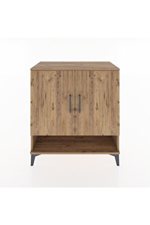 Hyperion Şifonyer 4 Raflı 2 Kapaklı 88x44x96 Çam-Çam