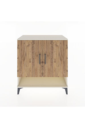 Hyperion Şifonyer 3 Raflı 2 Kapaklı 88x44x96 Aytaşı-Çam