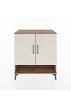 Hyperion Şifonyer 3 Raflı 2 Kapaklı 88x44x96 Çam-Aytaşı