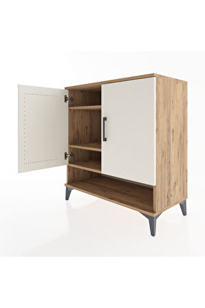 Hyperion Şifonyer 3 Raflı 2 Kapaklı 88x44x96 Çam-Aytaşı