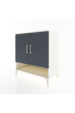 Hyperion Şifonyer 2 Raflı 2 Kapaklı 88x44x96 Aytaşı-Antrasit