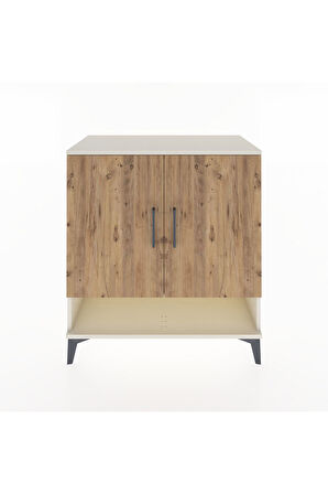 Hyperion Şifonyer Tek Raflı 2 Kapaklı 88x44x96 Aytaşı-Çam