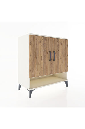 Hyperion Şifonyer Tek Raflı 2 Kapaklı 88x44x96 Aytaşı-Çam