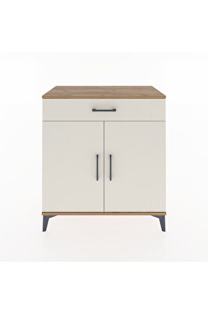 Hyperion Şifonyer 2 Raflı Tek Çekmeceli 2 Kapaklı 88x44x96 Çam-Aytaşı