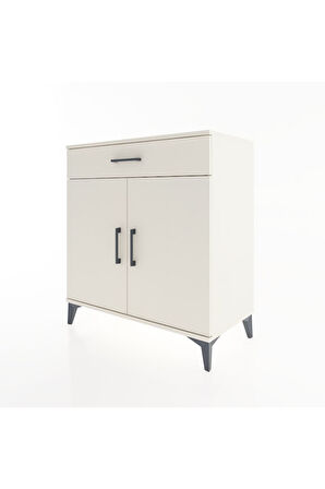 Hyperion Şifonyer Tek Raflı Tek Çekmeceli 2 Kapaklı 88x44x96 Aytaşı-Aytaşı