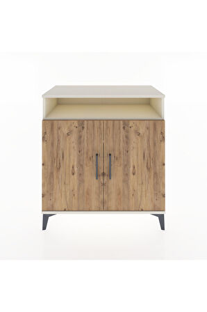 Hyperion Şifonyer 4 Raflı 2 Kapaklı 88x44x96 Aytaşı-Çam