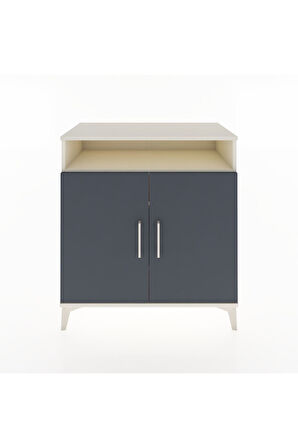 Hyperion Şifonyer 3 Raflı 2 Kapaklı 88x44x96 Aytaşı-Antrasit