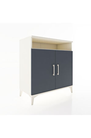 Hyperion Şifonyer 3 Raflı 2 Kapaklı 88x44x96 Aytaşı-Antrasit