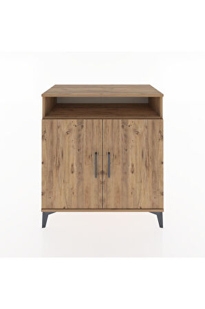 Hyperion Şifonyer 3 Raflı 2 Kapaklı 88x44x96 Çam-Çam