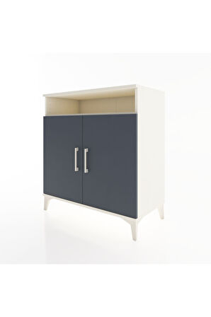 Hyperion Şifonyer 2 Raflı 2 Kapaklı 88x44x96 Aytaşı-Antrasit