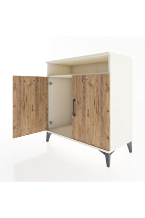 Hyperion Şifonyer Tek Raflı 2 Kapaklı 88x44x96 Aytaşı-Çam