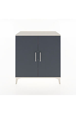 Hyperion Şifonyer 4 Raflı 2 Kapaklı 88x44x96 Aytaşı-Antrasit