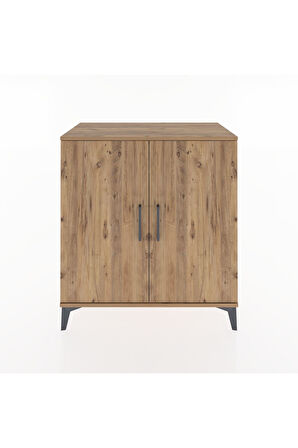 Hyperion Şifonyer 2 Raflı 2 Kapaklı 88x44x96 Çam-Çam