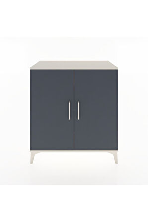 Hyperion Şifonyer 3 Raflı 2 Kapaklı 88x44x96 Aytaşı-Antrasit