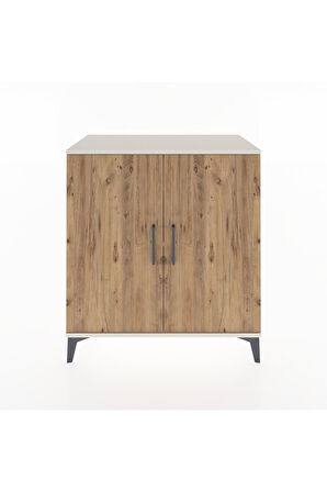 Hyperion Şifonyer 3 Raflı 2 Kapaklı 88x44x96 Aytaşı-Çam