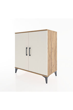 Hyperion Şifonyer 3 Raflı 2 Kapaklı 88x44x96 Çam-Aytaşı