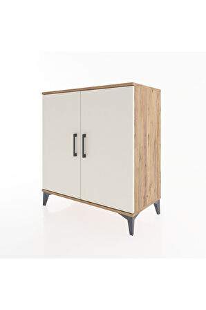 Hyperion Şifonyer Tek Raflı 2 Kapaklı 88x44x96 Çam-Aytaşı
