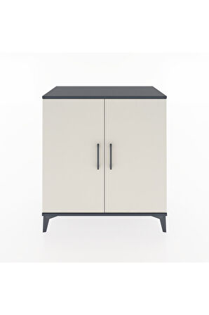 Hyperion Şifonyer 2 Kapaklı 88x44x96 Antrasit-Aytaşı