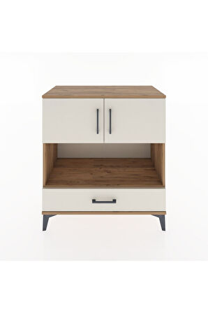 Hyperion Şifonyer 2 Raflı Tek Çekmeceli 2 Kapaklı 88x44x96 Çam-Aytaşı