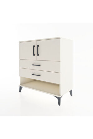 Hyperion Şifonyer 2 Raflı 2 Çekmeceli 2 Kapaklı 88x44x96 Aytaşı-Aytaşı