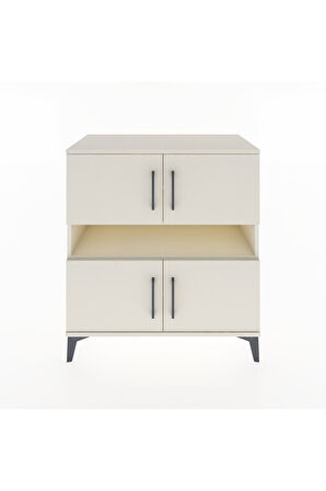 Hyperion Şifonyer 5 Raflı 4 Kapaklı 88x44x96 Aytaşı-Aytaşı