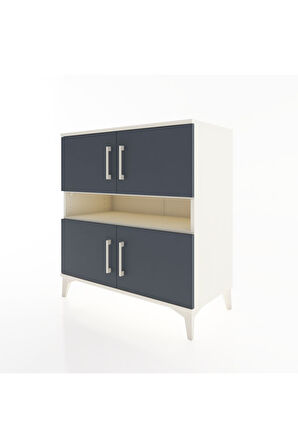 Hyperion Şifonyer 5 Raflı 4 Kapaklı 88x44x96 Aytaşı-Antrasit