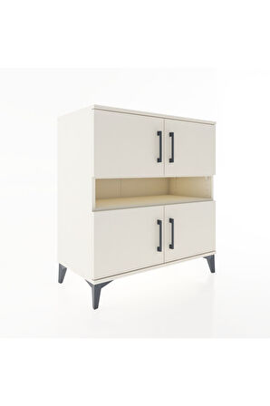 Hyperion Şifonyer 2 Raflı 4 Kapaklı 88x44x96 Aytaşı-Aytaşı