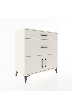 Hyperion Şifonyer 2 Çekmeceli 2 Kapaklı 88x44x96 Aytaşı-Aytaşı