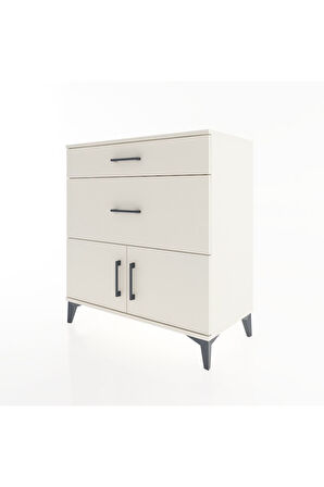 Hyperion Şifonyer 2 Çekmeceli 2 Kapaklı 88x44x96 Aytaşı-Aytaşı