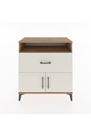 Hyperion Şifonyer 2 Raflı Tek Çekmeceli 2 Kapaklı 88x44x96 Çam-Aytaşı