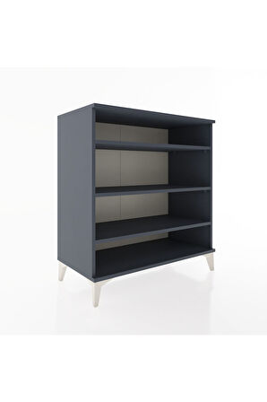 Hyperion Şifonyer 3 Raflı 88x44x96 Antrasit-Antrasit