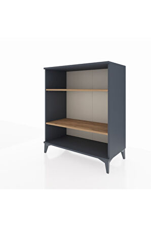 Hyperion Şifonyer 2 Raflı 88x44x106 Antrasit-Çam