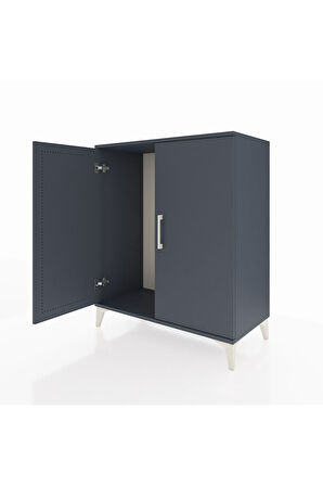 Hyperion Şifonyer 2 Kapaklı 88x44x106 Antrasit-Antrasit