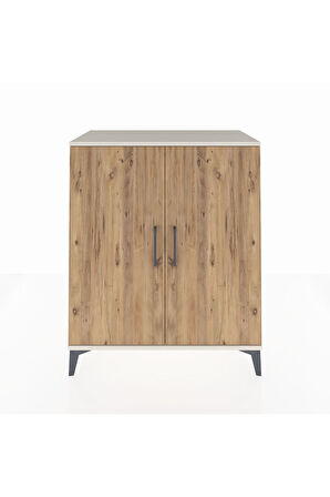 Hyperion Şifonyer 2 Raflı 2 Kapaklı 88x44x106 Aytaşı-Çam