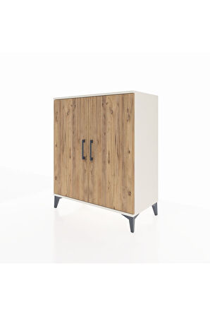 Hyperion Şifonyer 2 Raflı 2 Kapaklı 88x44x106 Aytaşı-Çam