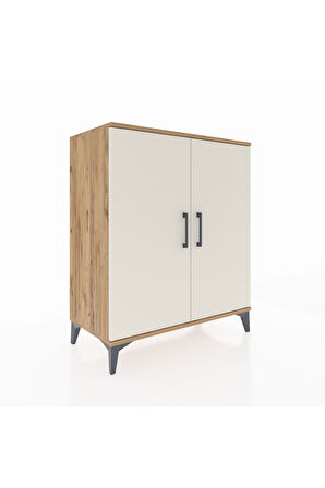 Hyperion Şifonyer 2 Raflı 2 Kapaklı 88x44x106 Çam-Aytaşı