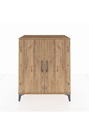 Hyperion Şifonyer 2 Raflı 2 Kapaklı 88x44x106 Çam-Çam