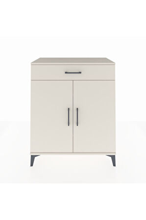 Hyperion Şifonyer 2 Raflı Tek Çekmeceli 2 Kapaklı 88x44x106 Aytaşı-Aytaşı