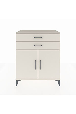 Hyperion Şifonyer Tek Raflı 2 Çekmeceli 2 Kapaklı 88x44x106 Aytaşı-Aytaşı