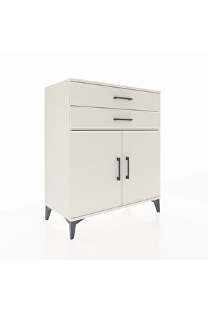 Hyperion Şifonyer Tek Raflı 2 Çekmeceli 2 Kapaklı 88x44x106 Aytaşı-Aytaşı