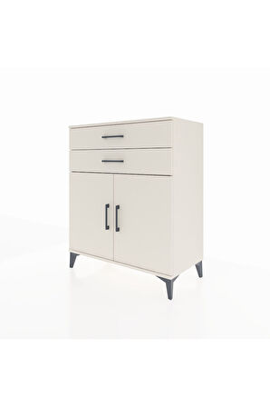 Hyperion Şifonyer Tek Raflı 2 Çekmeceli 2 Kapaklı 88x44x106 Aytaşı-Aytaşı