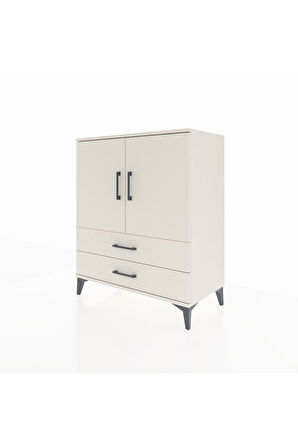Hyperion Şifonyer 2 Raflı 2 Çekmeceli 2 Kapaklı 88x44x106 Aytaşı-Aytaşı