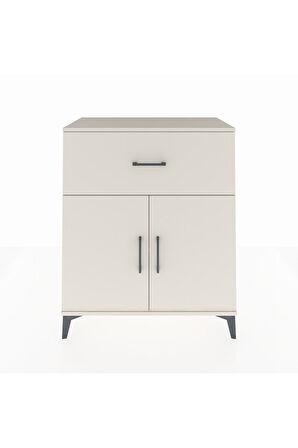 Hyperion Şifonyer Tek Raflı Tek Çekmeceli 2 Kapaklı 88x44x106 Aytaşı-Aytaşı