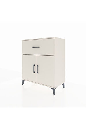 Hyperion Şifonyer Tek Raflı Tek Çekmeceli 2 Kapaklı 88x44x106 Aytaşı-Aytaşı