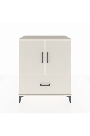 Hyperion Şifonyer 2 Raflı Tek Çekmeceli 2 Kapaklı 88x44x106 Aytaşı-Aytaşı