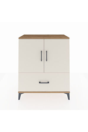 Hyperion Şifonyer 2 Raflı Tek Çekmeceli 2 Kapaklı 88x44x106 Çam-Aytaşı