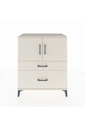 Hyperion Şifonyer 2 Raflı 2 Çekmeceli 2 Kapaklı 88x44x106 Aytaşı-Aytaşı