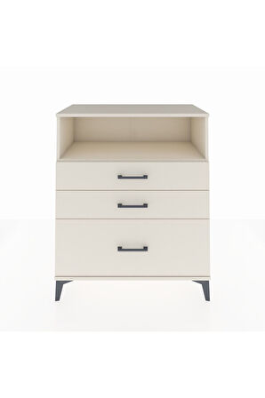 Hyperion Şifonyer Tek Raflı 3 Çekmeceli 88x44x106 Aytaşı-Aytaşı